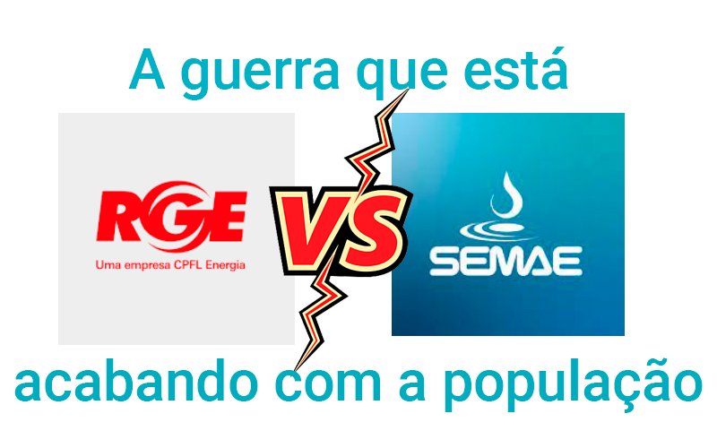 A péssima relação entre SEMAE e RGE
