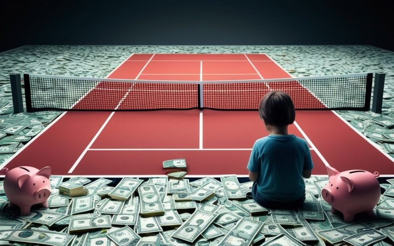 Apenas 40mil dos 240mil de fato iam para as crianças.